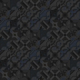 Textures   -   ARCHITECTURE   -   TILES INTERIOR   -   Terrazzo  - terrazzo cementine tiles pbr texture seamless 22171 - Specular