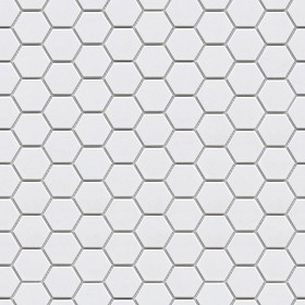 Textures  - white ceramic hexagonal tile pbr texture seamless 22135