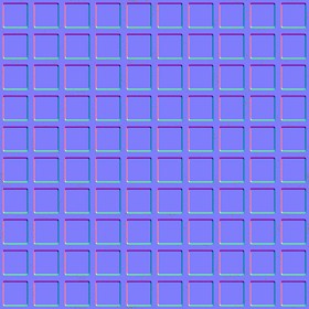 Textures   -   ARCHITECTURE   -   CONCRETE   -   Plates   -   Clean  - Concrete clean plates wall texture seamless 01627 - Normal