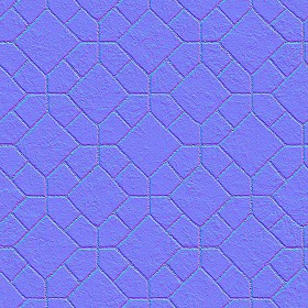 Textures   -   ARCHITECTURE   -   PAVING OUTDOOR   -   Concrete   -   Blocks damaged  - Concrete paving outdoor damaged texture seamless 05484 - Normal