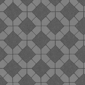 Textures   -   ARCHITECTURE   -   PAVING OUTDOOR   -   Concrete   -   Blocks mixed  - Paving concrete mixed size texture seamless 05566 - Displacement