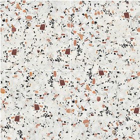 Textures   -   ARCHITECTURE   -   TILES INTERIOR   -  Terrazzo - terrazzo floor tile PBR texture seamless 21484