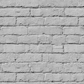 Textures   -   ARCHITECTURE   -   BRICKS   -   White Bricks  - White bricks texture seamless 00494 - Displacement