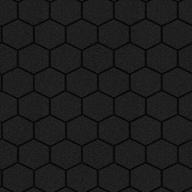Textures   -   ARCHITECTURE   -   PAVING OUTDOOR   -   Hexagonal  - Concrete paving outdoor hexagonal texture seamless 06031 - Specular