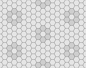 Textures   -   ARCHITECTURE   -   TILES INTERIOR   -   Hexagonal mixed  - Hexagon tiles white black pbr texture seamlees 22223 - Specular