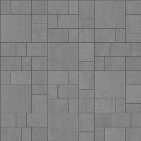 Textures   -   ARCHITECTURE   -   PAVING OUTDOOR   -   Pavers stone   -   Blocks mixed  - Pavers stone mixed size texture seamless 08699 - Displacement