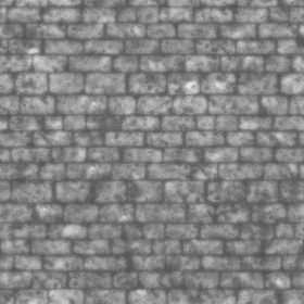 Textures   -   ARCHITECTURE   -   STONES WALLS   -   Stone blocks  - Wall stone with regular blocks texture seamless 08342 - Displacement