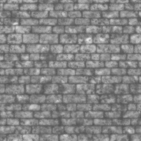Textures   -   ARCHITECTURE   -   STONES WALLS   -   Stone blocks  - Wall stone with regular blocks texture seamless 08342 - Displacement