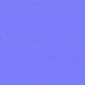 Textures   -   ARCHITECTURE   -   TILES INTERIOR   -   Cement - Encaustic   -   Cement  - Cement concrete tile texture seamless 13365 - Normal