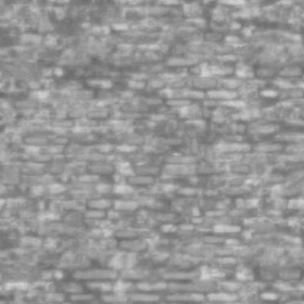 Textures   -   ARCHITECTURE   -   STONES WALLS   -   Damaged walls  - Damaged wall stone texture seamless 08285 - Displacement