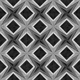 Textures   -   ARCHITECTURE   -   WOOD FLOORS   -   Geometric pattern  - Parquet geometric pattern texture seamless 04772 - Displacement