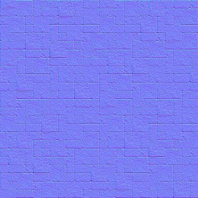 Textures   -   ARCHITECTURE   -   PAVING OUTDOOR   -   Pavers stone   -   Blocks mixed  - Pavers stone mixed size texture seamless 06137 - Normal
