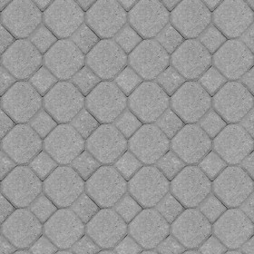 Textures   -   ARCHITECTURE   -   PAVING OUTDOOR   -   Concrete   -   Blocks mixed  - Paving concrete mixed size texture seamless 05611 - Displacement