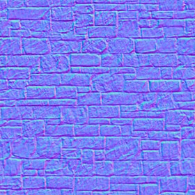 Textures   -   FREE PBR TEXTURES  - Stone wall PBR texture_seamless 22418 - Normal