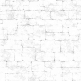 Textures   -   ARCHITECTURE   -   STONES WALLS   -   Stone blocks  - Wall stone with regular blocks texture seamless 08343 - Ambient occlusion