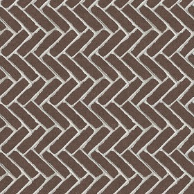 Textures   -   ARCHITECTURE   -   PAVING OUTDOOR   -   Concrete   -   Herringbone  - Concrete paving herringbone outdoor texture seamless 05841 (seamless)