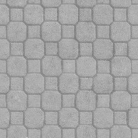 Textures   -   ARCHITECTURE   -   PAVING OUTDOOR   -   Concrete   -   Blocks mixed  - Paving concrete mixed size texture seamless 05612 - Displacement