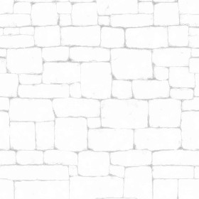 Textures   -   ARCHITECTURE   -   STONES WALLS   -   Stone blocks  - Wall stone with regular blocks texture seamless 08344 - Ambient occlusion