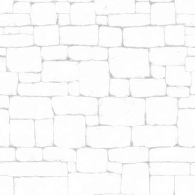 Textures   -   ARCHITECTURE   -   STONES WALLS   -   Stone blocks  - Wall stone with regular blocks texture seamless 08344 - Ambient occlusion