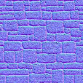 Textures   -   ARCHITECTURE   -   STONES WALLS   -   Stone blocks  - Wall stone with regular blocks texture seamless 08344 - Normal