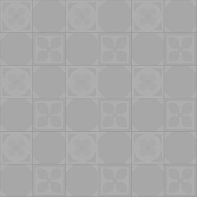 Textures   -   ARCHITECTURE   -   TILES INTERIOR   -   Cement - Encaustic   -   Cement  - Cement concrete tile texture seamless 13367 - Displacement