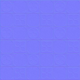 Textures   -   ARCHITECTURE   -   TILES INTERIOR   -   Cement - Encaustic   -   Cement  - Cement concrete tile texture seamless 13367 - Normal