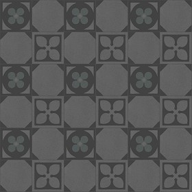 Textures   -   ARCHITECTURE   -   TILES INTERIOR   -   Cement - Encaustic   -   Cement  - Cement concrete tile texture seamless 13367 - Specular