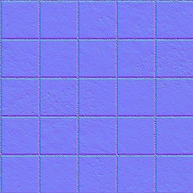 Textures   -   ARCHITECTURE   -   PAVING OUTDOOR   -   Concrete   -   Blocks damaged  - Concrete paving outdoor damaged texture seamless 05532 - Normal