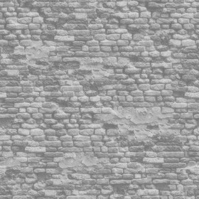 Textures   -   ARCHITECTURE   -   BRICKS   -   Damaged bricks  - Damaged wall bricks PBR texture seamless 21741 - Displacement