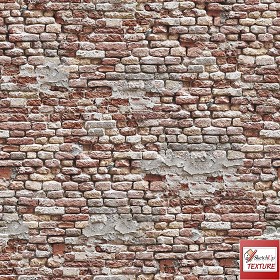 Textures   -   ARCHITECTURE   -   BRICKS   -  Damaged bricks - Damaged wall bricks PBR texture seamless 21741