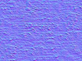 Textures   -   ARCHITECTURE   -   STONES WALLS   -   Damaged walls  - Damaged wall stone texture seamless 08287 - Normal