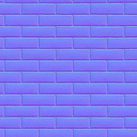 Textures   -   ARCHITECTURE   -   BRICKS   -   Facing Bricks   -   Smooth  - Facing smooth bricks texture seamless 00302 - Normal