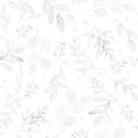 Textures   -   FREE PBR TEXTURES  - Floral wallpaper pbr texture seamless 22421 - Ambient occlusion