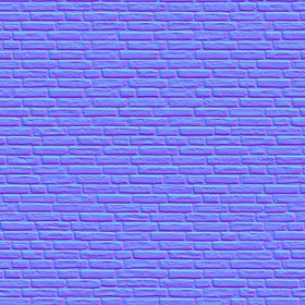 Textures   -   ARCHITECTURE   -   BRICKS   -   Facing Bricks   -   Rustic  - Rustic bricks texture seamless 00226 - Normal