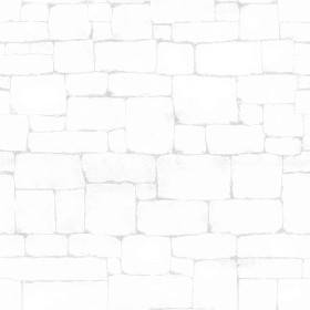 Textures   -   ARCHITECTURE   -   STONES WALLS   -   Stone blocks  - Wall stone with regular blocks texture seamless 08345 - Ambient occlusion