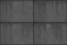 Textures   -   ARCHITECTURE   -   CONCRETE   -   Plates   -   Dirty  - Concrete dirt plates wall texture seamless 01778 - Displacement