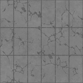 Textures   -   ARCHITECTURE   -   PAVING OUTDOOR   -   Concrete   -   Blocks damaged  - Concrete paving outdoor damaged texture seamless 05533 - Displacement