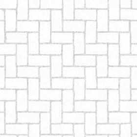 Textures   -   ARCHITECTURE   -   PAVING OUTDOOR   -   Concrete   -   Herringbone  - Concrete paving herringbone outdoor texture seamless 05843 - Ambient occlusion