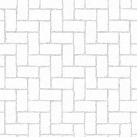 Textures   -   ARCHITECTURE   -   PAVING OUTDOOR   -   Concrete   -   Herringbone  - Concrete paving herringbone outdoor texture seamless 05843 - Ambient occlusion