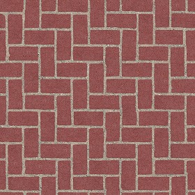 Textures   -   ARCHITECTURE   -   PAVING OUTDOOR   -   Concrete   -   Herringbone  - Concrete paving herringbone outdoor texture seamless 05843 (seamless)