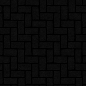 Textures   -   ARCHITECTURE   -   PAVING OUTDOOR   -   Concrete   -   Herringbone  - Concrete paving herringbone outdoor texture seamless 05843 - Specular
