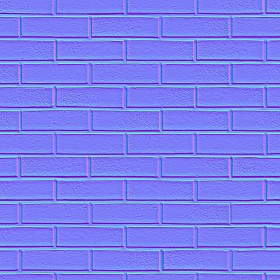 Textures   -   ARCHITECTURE   -   BRICKS   -   Facing Bricks   -   Smooth  - Facing smooth bricks texture seamless 00303 - Normal