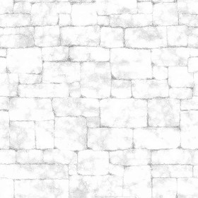 Textures   -   ARCHITECTURE   -   STONES WALLS   -   Stone blocks  - Wall stone with regular blocks texture seamless 08346 - Ambient occlusion