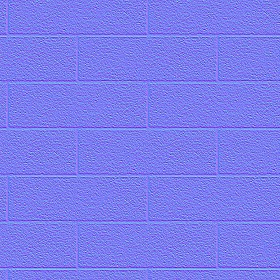 Textures   -   ARCHITECTURE   -   CONCRETE   -   Plates   -   Clean  - Clean cinder block texture seamless 01677 - Normal