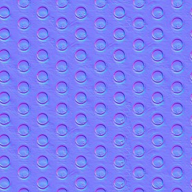 Textures   -   MATERIALS   -   METALS   -   Perforated  - Perforate metal texture seamless 10526 - Normal