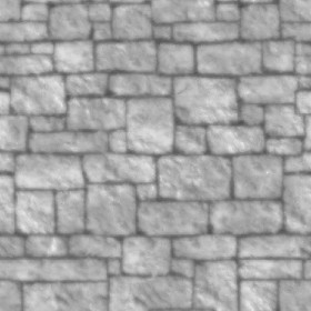 Textures   -   ARCHITECTURE   -   STONES WALLS   -   Stone blocks  - Wall stone with regular blocks texture seamless 08347 - Displacement