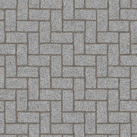 Textures   -   ARCHITECTURE   -   PAVING OUTDOOR   -   Concrete   -  Herringbone - Concrete paving herringbone outdoor texture seamless 05845