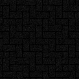 Textures   -   ARCHITECTURE   -   PAVING OUTDOOR   -   Concrete   -   Herringbone  - Concrete paving herringbone outdoor texture seamless 05845 - Specular