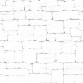Textures   -   ARCHITECTURE   -   STONES WALLS   -   Stone blocks  - Wall stone with regular blocks texture seamless 08348 - Ambient occlusion