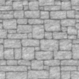 Textures   -   ARCHITECTURE   -   STONES WALLS   -   Stone blocks  - Wall stone with regular blocks texture seamless 08348 - Displacement